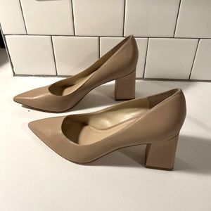 Marc Fisher ZALA BLOCK HEEL POINTY TOE PUMP